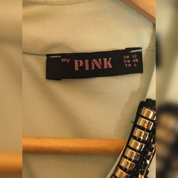 ✨LIGHT GREEN TULLE WOMEN DRESS (L) - Picture 3 of 5